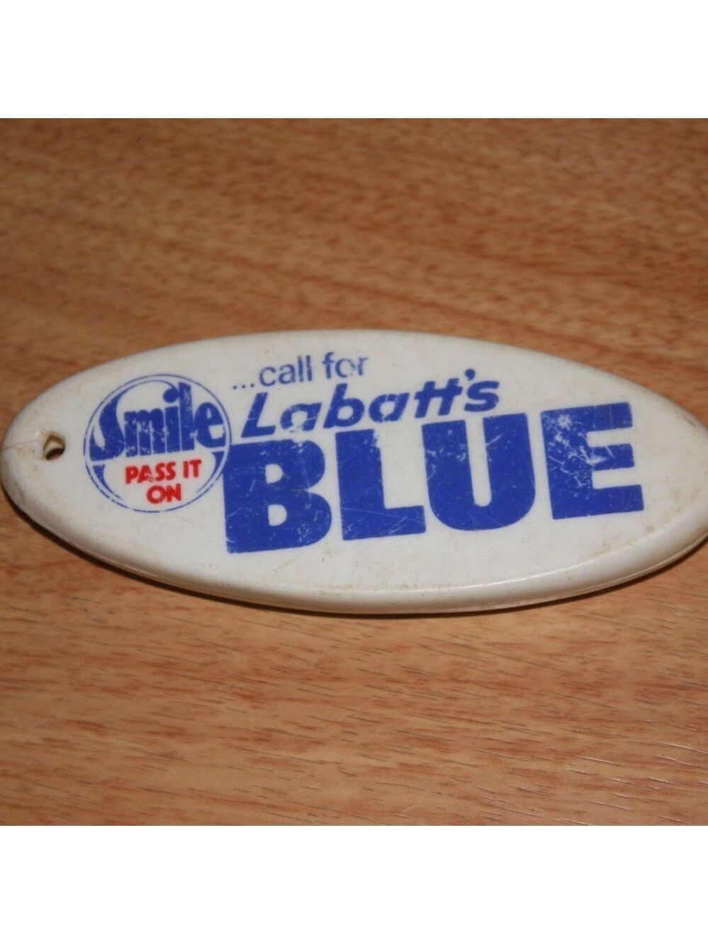 Vintage Labatt's Blue Bottle Opener Floating